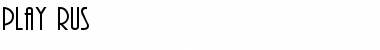 Download Play Rus Font