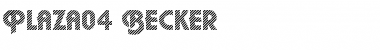 Download Plaza04 Becker Font
