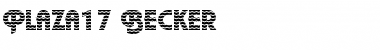 Download Plaza17 Becker Font