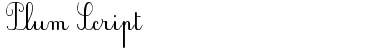 Download Plum Script Font