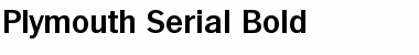 Download Plymouth-Serial Font