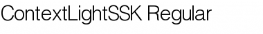 Download ContextLightSSK Font
