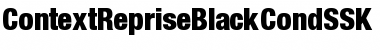 Download ContextRepriseBlackCondSSK Font