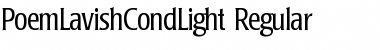 Download PoemLavishCondLight Font