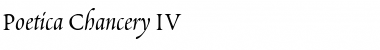 Download Poetica ChanceryIV Font
