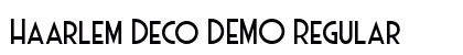 Haarlem Deco DEMO Regular preview
