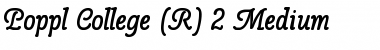 Download Poppl-College Two BQ Font