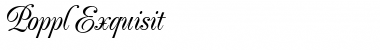 Download Poppl-Exquisit Font