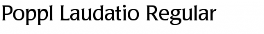 Download Poppl-Laudatio Font