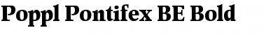 Download Poppl-Pontifex BE Font