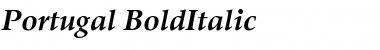 Download Portugal BoldItalic Font