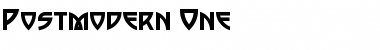 Download Postmodern One Font
