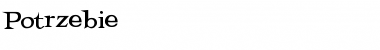 Download Potrzebie Font