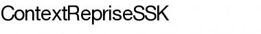 Download ContextRepriseSSK Font