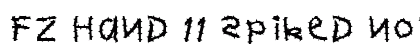 FZ HAND 11 SPIKED Normal preview