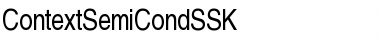 Download ContextSemiCondSSK Font