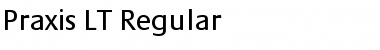 Download Praxis LT Regular Font