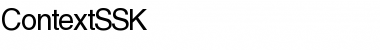 Download ContextSSK Font