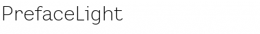 Download PrefaceLight Font