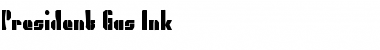 Download President Gas Ink Font