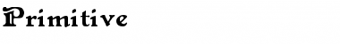 Download Primitive Font