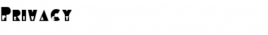 Download Privacy Font