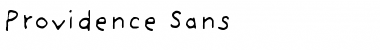 Download Providence Sans Regular Font