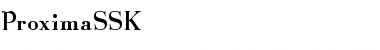 Download ProximaSSK Font