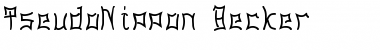 Download PseudoNippon Becker Font