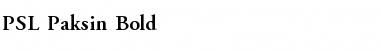 Download PSL-Paksin Font
