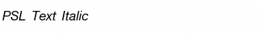Download PSL-Text Font