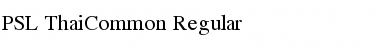 Download PSL-ThaiCommon Regular Font