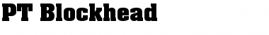 Download PT Blockhead Font Download PT Blockhead Font