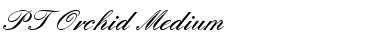 Download PT Orchid Medium Font Download PT Orchid Medium Font