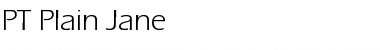 Download PT Plain Jane Font Download PT Plain Jane Font