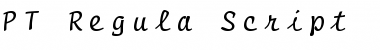 Download PT Regula Script Font