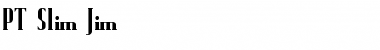 Download PT Slim Jim Font Download PT Slim Jim Font