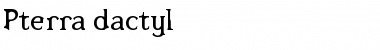 Download Pterra Font Download Pterra Font