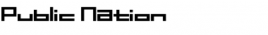 Download Public Nation Font Download Public Nation Font