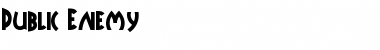 Download Public-Enemy Font Download Public-Enemy Font