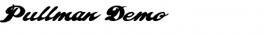 Download Pullman  Demo Font