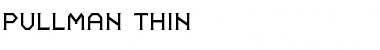 Download Pullman Thin Font