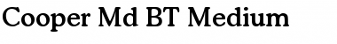 Cooper Md BT Font