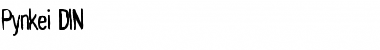 Download Pynkei_DIN Font Download Pynkei_DIN Font