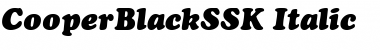 Download CooperBlackSSK Font