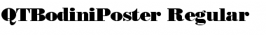 Download QTBodiniPoster Regular Font
