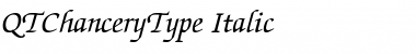 Download QTChanceryType Italic Font