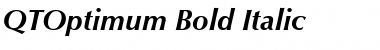 Download QTOptimum Bold Italic Font