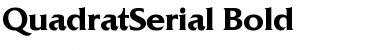 Download QuadratSerial Font