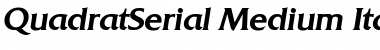 Download QuadratSerial-Medium Font